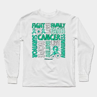 PTSD Awareness Awareness - Fight love survivor ribbon Long Sleeve T-Shirt